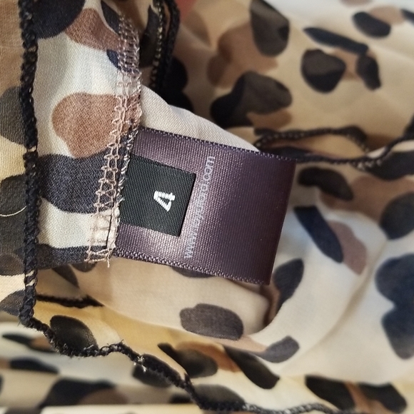 Loyd/Ford pleat leopard dress - Picture 5 of 7